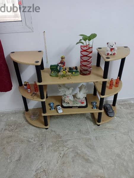 wooden stand and box good condition 0