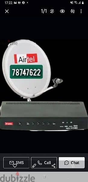 Nilsat arabsat dish Airtel pakast tata saky All satellite