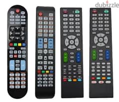 all type of TV remote available
