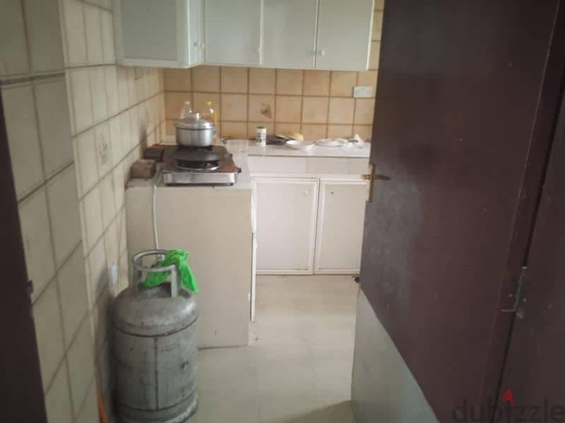 1 room with bathroom and kitchen sharing 3