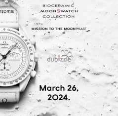 SWATCH, MISSION TO THE MOON , SNOOPY, BIOCERAMIC