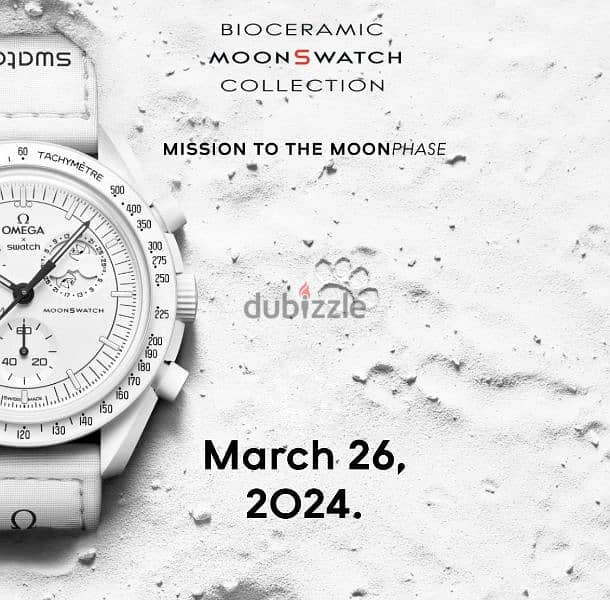 SWATCH, MISSION TO THE MOON , SNOOPY, BIOCERAMIC 0