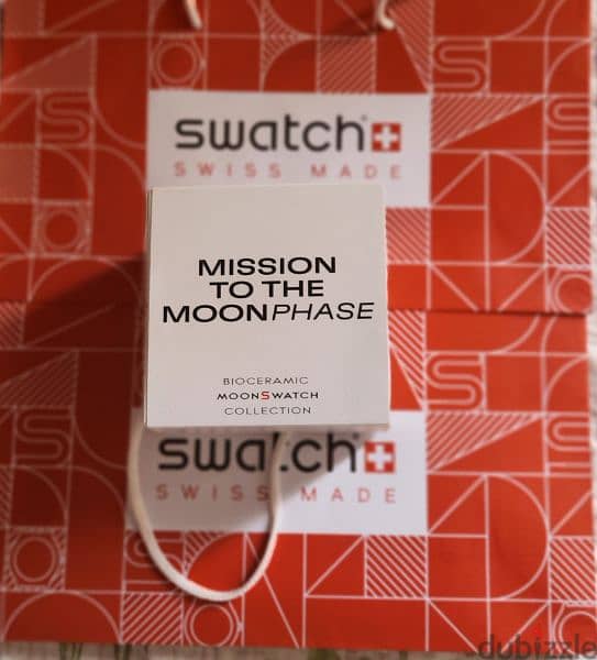 SWATCH, MISSION TO THE MOON , SNOOPY, BIOCERAMIC 4