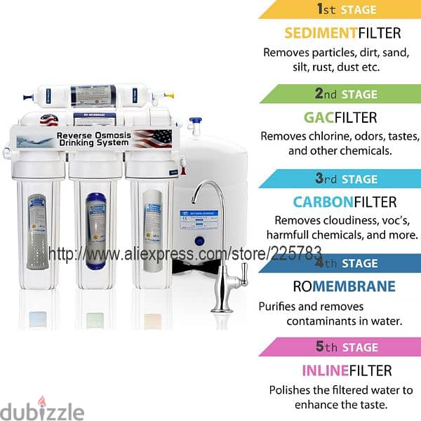 RO water filter 6stages 4