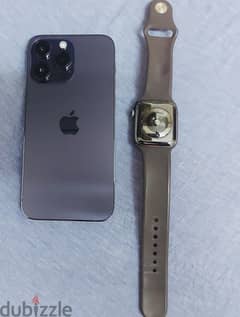 I phone 14 pro max, Apple Watch 4 series