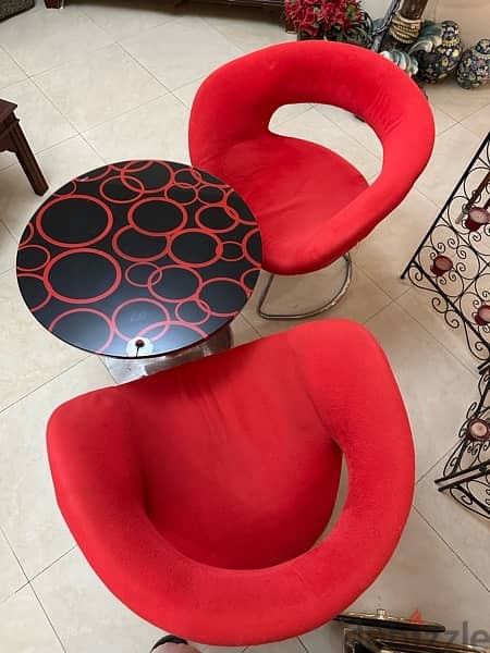 coffee table chair set 1