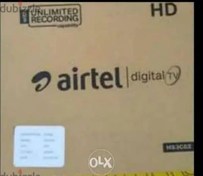 Airtel HD Receiver six Months subscrption Avelebal 0