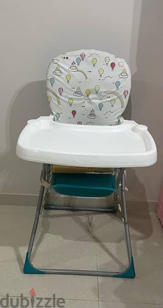 high chair and walker both together 1