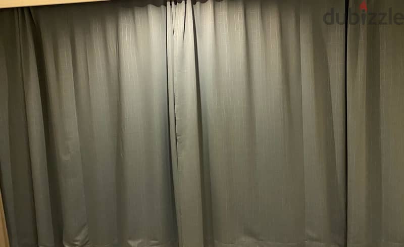 Curtains in Blue & Grey Sets 9