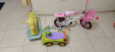 kids toys and cycle