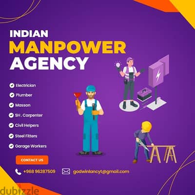 FROM INDIA CONSTRUCTION WORKERS, ELECTRICIAN,AC TECHNICIAN, 96287509.