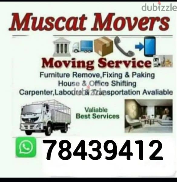 j Muscat Mover tarspot loading unloading and carpenters sarves. . 0