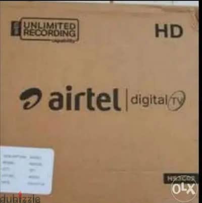 New Airtel Digital HD Receiver with 6months malyalam tami