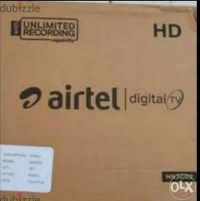 New Airtel Digital HD Receiver with 6months malyalam tami