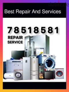 Automatic washing machine AC fridge freezer Repair And Services 0