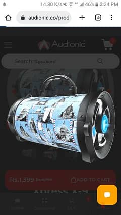 Audionic Extra bass bluetooth speaker
