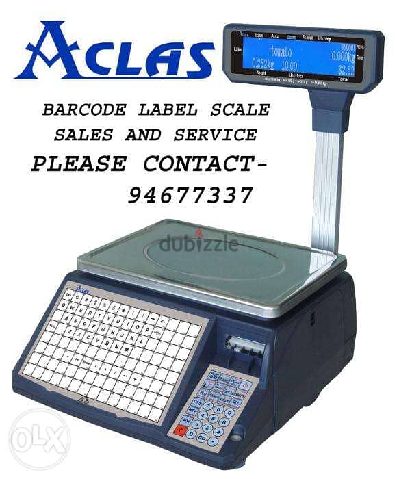 Aclas label printing scale 0