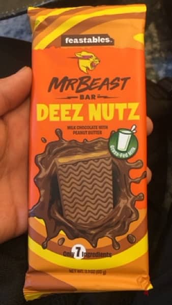 mr. Beast chocolate bar 0