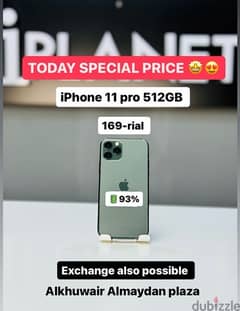 iPhone 11 pro 512GB battery 93%  amazing condition best price