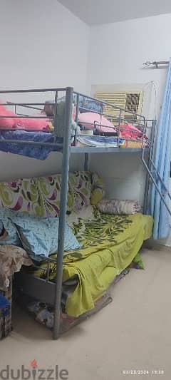 Bunk bed for sale used one. . .