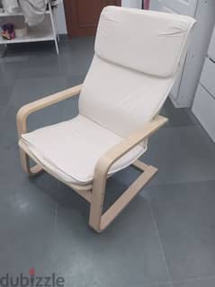 IKEA PELLO
fabric Armchair, Holmby natural (sparingly used)