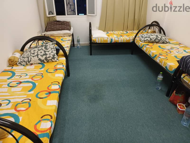 low Price Bed Space Available in  RUWI Muscat 3