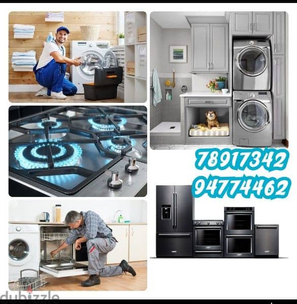 Automatic washing machine and refrigerator and A/C repair and service 0