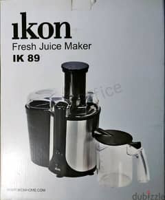 Fresh Juice Maker

IK 89

700W POWERFUL 

1.5L CAPACITY