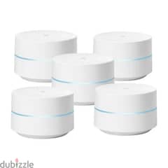 5 Google Wifi Mesh routers/points