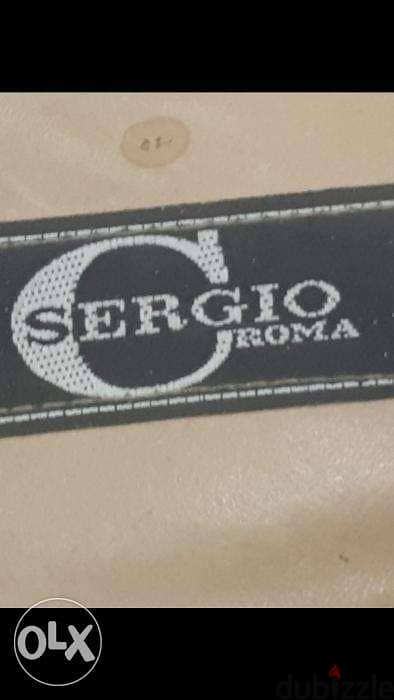 OriginalMade in ITALY(Sergio Cerrutti VIP NEW) SKIN Solid 100%Leather 6