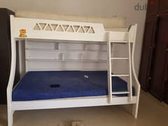 Bunker double bed with 2 mattress (urgent sale)