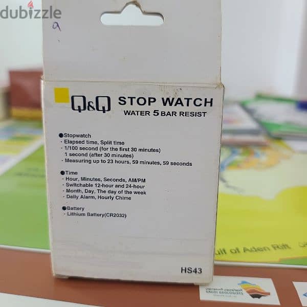 Q and Q stop watch HS43 1