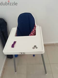 baby high chair , baby walker and baby bouncer