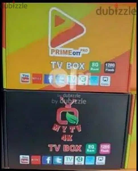 Yellow model android smart Box all Country Channel work with 1YEAR Sub 0