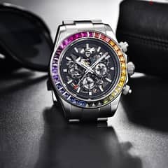 Pagani Watch (Rainbow Bazel Automatic Mechanical Watch) (READ AD) !!!
