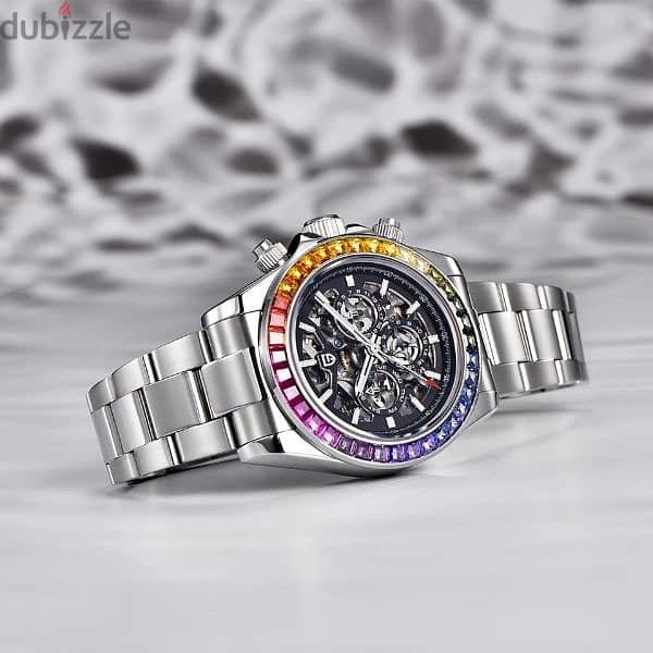 Pagani Watch (Rainbow Bazel Automatic Mechanical Watch) (READ AD) !!! 1