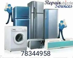 All services of the AC Fridge Washing repairing install new Ac