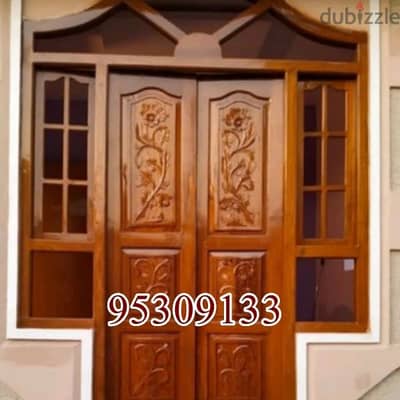 wooden door polish