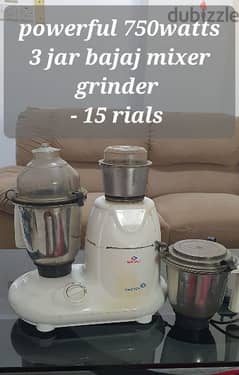 bajaj mixer grinder for sale