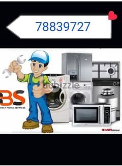 All types of washing machine and dryer repairing and service available