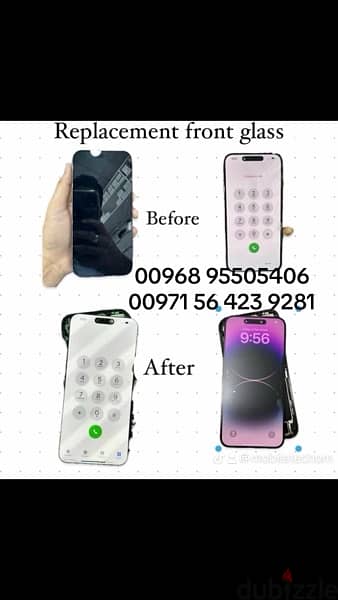 Apple Watch  phones ipad display  top glass repairing 2