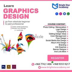 Graphic Designing, Digital Marketing & Video Editing Courses.