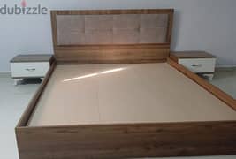 سرير كبير  خشب تركي مع الإدراج الجانبية 0