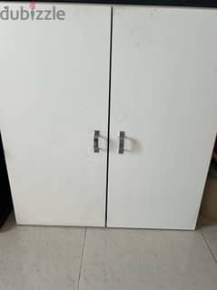 urgent  sale storage cupboard along with  wall stand & side drawer