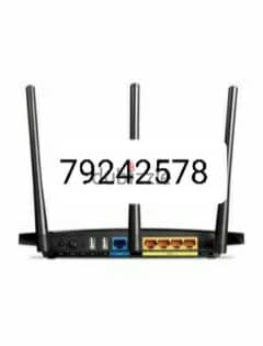 router range extenders modem selling configuration & cable pulling