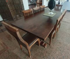 Teak Dining Table and Chairs 0