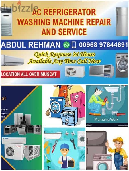 Maintenance Automatic washing machines and Refrigerator'ss 0