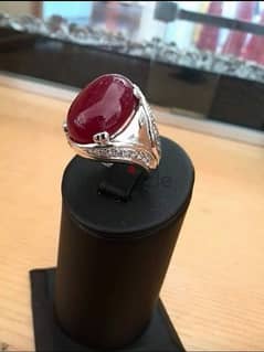 Men special ring in silver