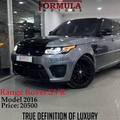 Rnagr Rover Sport SVR Oman GCC first owner from MHD 0