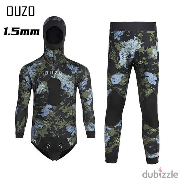 بدلات غوص OUZO الصيفية Spearfishing suits 2